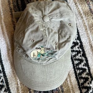 idylwild baseball hat with a lil moose n trees